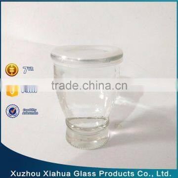 4 oz Elegant Design Glass Candle Jar With Lid photo-6