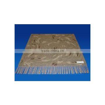 cashmere throw jacquard