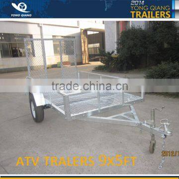 galvanized Utility Dump trailer / ATV Log trailer