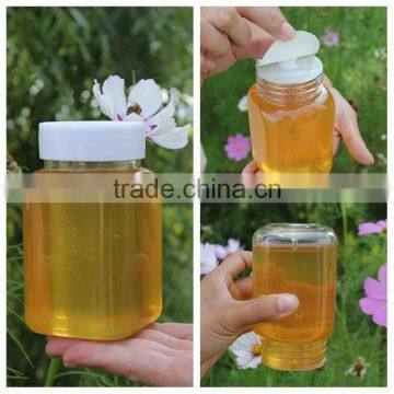 500g Wide Mouth Empty Plastic Food Bottle Honey Bottle With Golden Lid photo-2