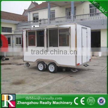 Customize mobile food kiosk catering trailer outdoor mobile food trailer eco-friendly fast food trailer for sale