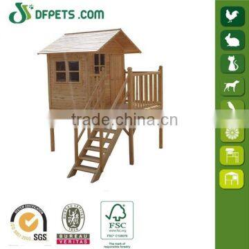 Child Garden Product Outdoor Large Wood Kids House DFP004