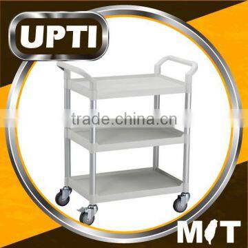 Taiwan Made High Quality Standard 3 Shelves Utility Service Cart, Restaurant Cart, Hotel Cart, DIY Cart