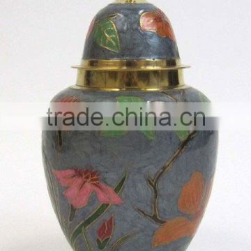 Distinctive Brass Cremation Urn