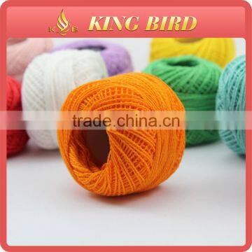 high quality cotton pearl ball thread in paper box