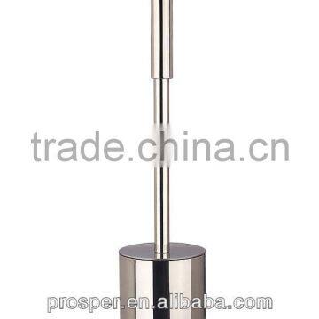 metal round shape toilet brush with holder