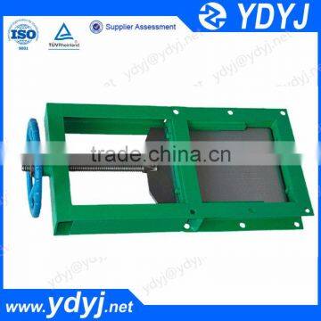China square manual flow control valve for powder