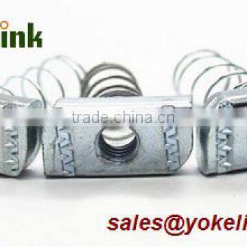 Hot Sell Galvanized Stud Nut With Spring For Solar Fastener M6,M8,M10,M12 photo-3