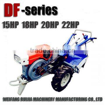Hot Sale Cheap Price of Rice Harvester for 8-22HP Walking Tractor ! China New Made Mini Tractors With Rice/wheat Harvester ! photo-3