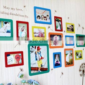 Colorful 8" x 10"glossy Photo Frame Wholesale Gifts Fridge Magnet Photo Frame Magnetic Photo Frame Stick on the Wall photo-3