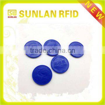 13.56mhz Passive Programmable Embossed Plastic Rfid Token Coin With S50 for Metro(professional Maunfacuturer) photo-3