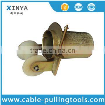 Factory wholesale Steel block cable pulley for stringing