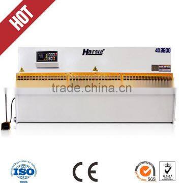 metal sheet / plate cnc hydraulic guillotine cutting / shearing machine price