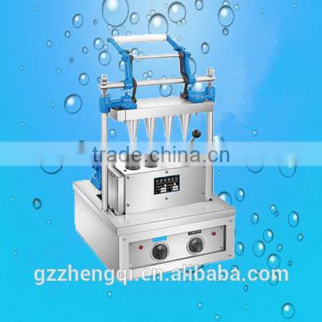 Hot sales 4 heads ice cream cone machine,ice cream cone making machine price (ZQR-4)