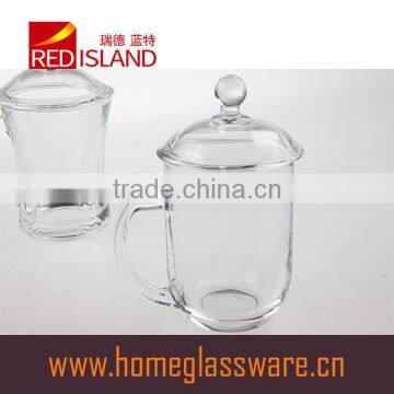 300ml high clear Crystal glass stein with handle 2016 hot selling