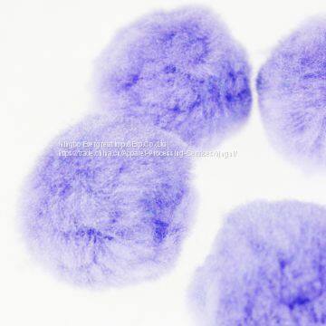 Jumbo Acrylic Pompom Ball Purple Assorted photo-2