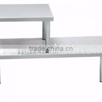 2 Tiers Rectangle Metal Sauce Bottle Storage Kitchen Shelf photo-2