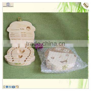 Love Gift Growth Memory Wood Milk Tooth Packing Box photo-3