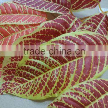 SJ7001007 Artificial Plastic Golden Tree Leaf for Tree Decoration photo-2