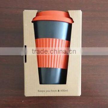 bamboo fiber mug cup with lid