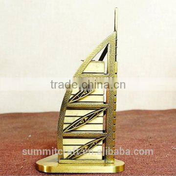 Dubai Souvenir Model Metal Bronze Burj al Arab Gift Souvenir photo-3