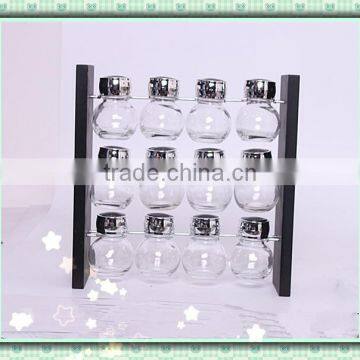 12pcs 80ml Glass Condiment Set