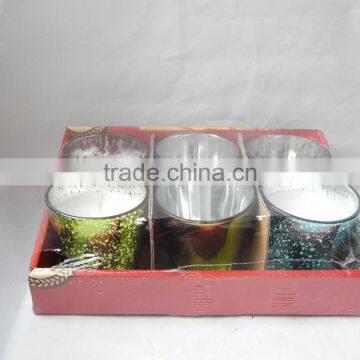 Colored Scented Candle in Glass Jar Luxury With Box photo-3