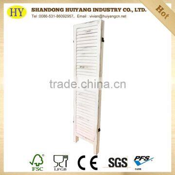 Foldable Shabby Chic Shutter Shaped Room Divider photo-3