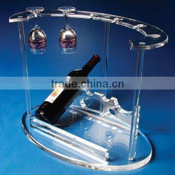 China supplier wholesale acrylic wine glass holder