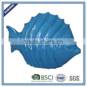 Baby Like Poly Resin Waved Fish Decor Figurine photo-2