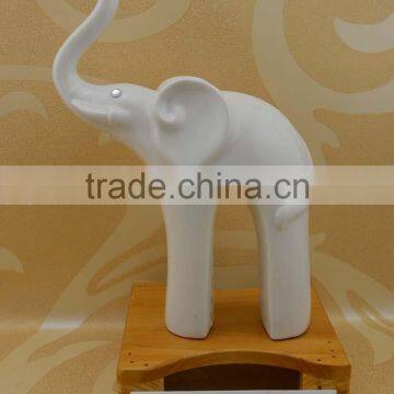 hot sale white porcelain elephant statue for decoration