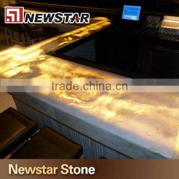 Made in China polished backlit onyx countertop