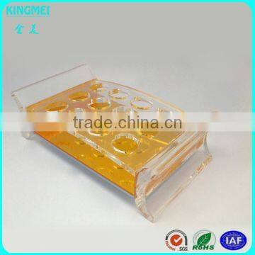 Wholesale Customized Clear Acrylic Gift Box for Wine Glasses Cup Display Stand Cheap