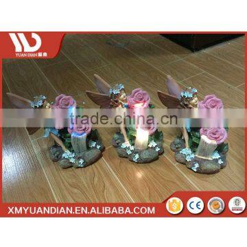 China Wholesale Websites Art Work Resin Craft Fairy Solar Led Light 2017 Price List photo-4