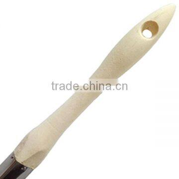 Stainless Steel Tapered Filament Brush Paint Wooden Handle Triangle Paint Brush photo-3