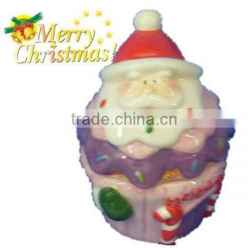 Good quality handpainted cupcake jar with custom shape