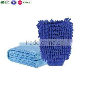 Microfiber Dual-sided wash mitt, Super Mitt Microfiber