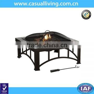 Outdoor portable steel firepit