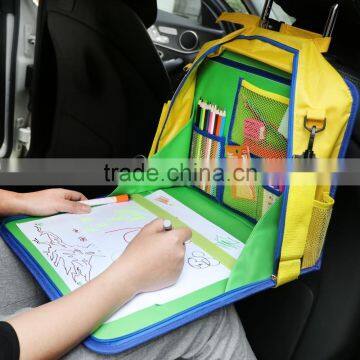 Backseat Car Organizer,Kids Play Tray for Snacks Car Bus Train and Plane Journeys,Travel Used