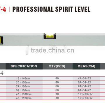 Silver Surface 40CM-200CM Adjustable Angle Level Aluminium Spirit Level photo-2