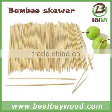 Factory monthly hot sell rotating bbq skewer/bamboo skewer with custom logo/