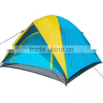 Outdoor Camping Double Layer 3-4 Person Family Water Proof Tent photo-4
