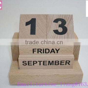 2016 Wooden Calendar, Office Wood Calendar photo-2