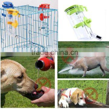 Top Quality!!! Pet Dog Water Drinker Dispenser Food Stand Delue Feeder Dish Bowl Bottle Feeding Top-Fill Water Bottle Drinker