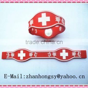 Novelty silicone bracelet produce in Guangdong