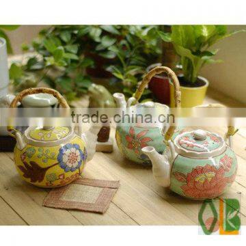 bamboo handles for different teapots