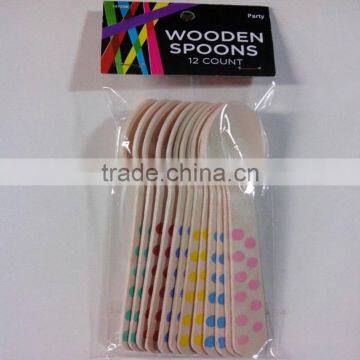 2015 hot-selling eco birch wood wooden rice spoon FSC certificated