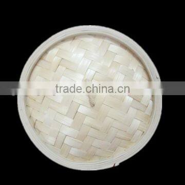 5" Diameter Chinese Natural Designed Bamboo Dim Sum Steamer photo-2