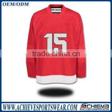 2017 cheap wholesale blank hockey jersey custom international hockey shirts