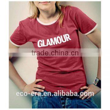 Low MOQ T-Shirt For Women Custom Printed T-shirt Promotion Product